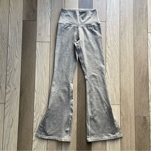 Gray Offline Flared Bottoms